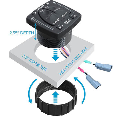 Suncoast Marine and Auto offers Bennett One Box Indication Unit f/BOLT Electric System [OBI9000-E]