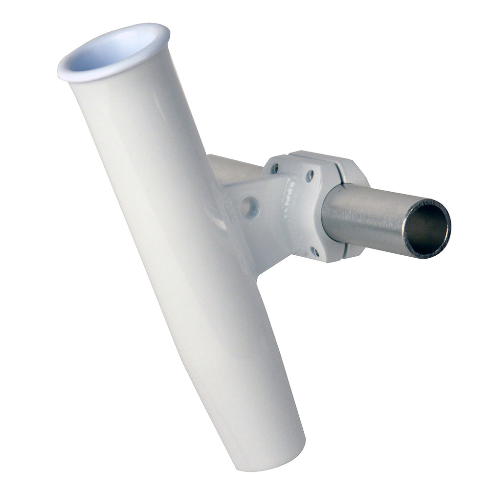 Suncoast Marine and Auto offers C. E. Smith Aluminum Horizontal Clamp-On Rod Holder 1-5/16" OD White - Powdercoat w/Sleeve [53711]