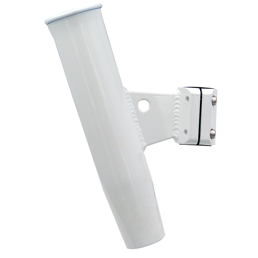 Suncoast Marine and Auto offers C.E. Smith Aluminum Vertical Clamp-On Rod Holder 1-5/16" OD White Powdercoat w/Sleeve [53716]