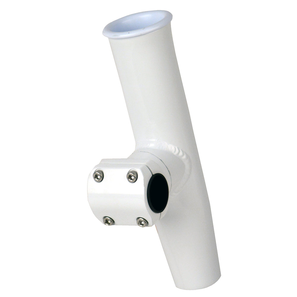 Suncoast Marine and Auto offers C.E. Smith Adjustable Mid Mount Rod Holder - 1.66" or 1-1/2" OD - White Powder Coat Aluminum with Sleeve Hex Key [53775]