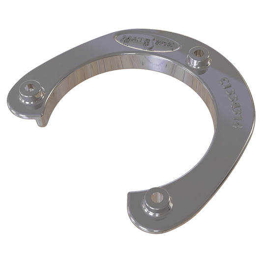 Suncoast Marine and Auto offers Mate Series Stainless Steel Rod Cup Holder Backing Plate f/Round Rod/Cup Only f/3-3/4" Holes [C1334314]