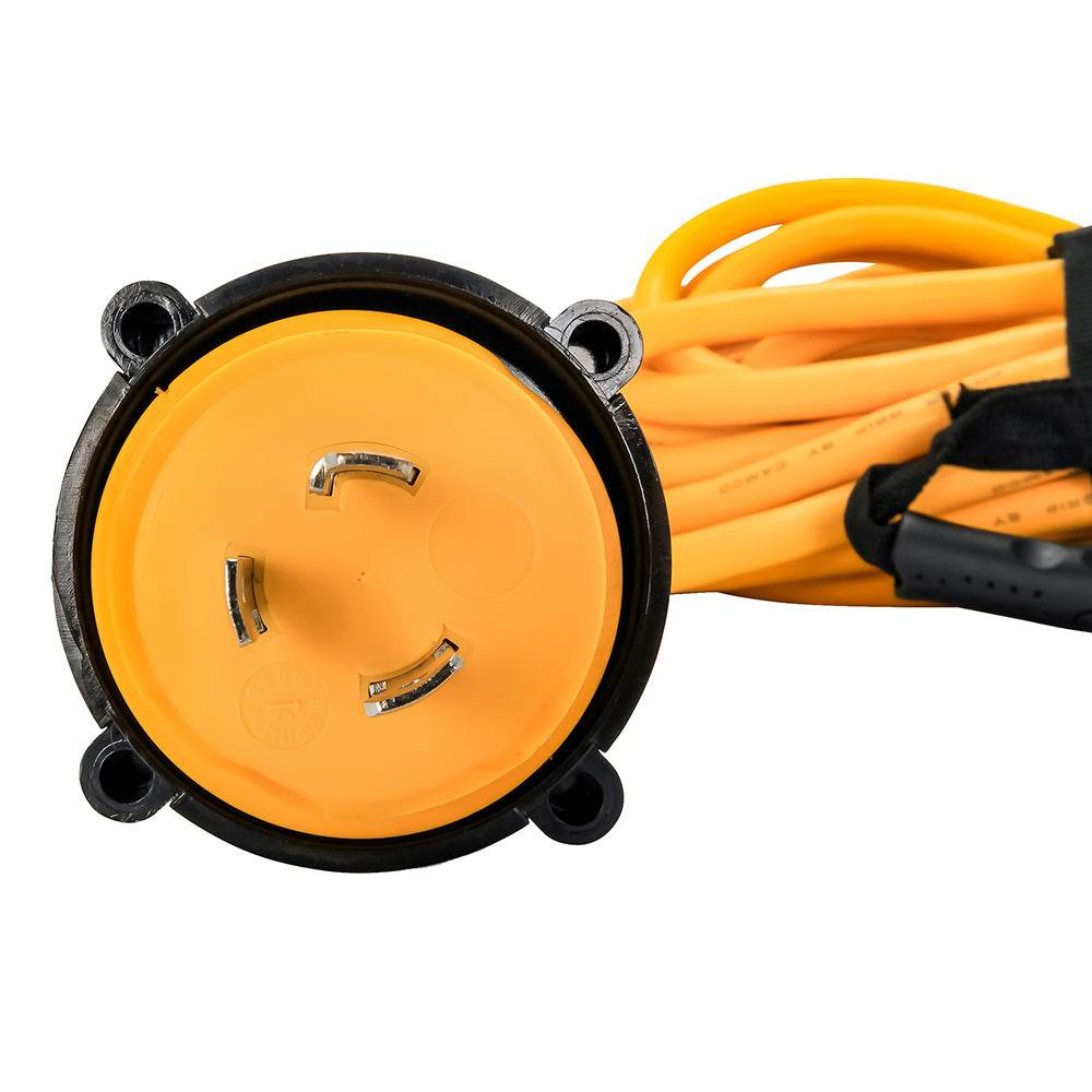 Suncoast Marine and Auto offers Camco 30 Amp Power Grip Marine Extension Cord - 50 M-Locking/F-Locking Adapter [55613]