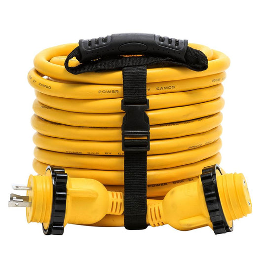 Suncoast Marine and Auto offers Camco 30 Amp Power Grip Marine Extension Cord - 50 M-Locking/F-Locking Adapter [55613]