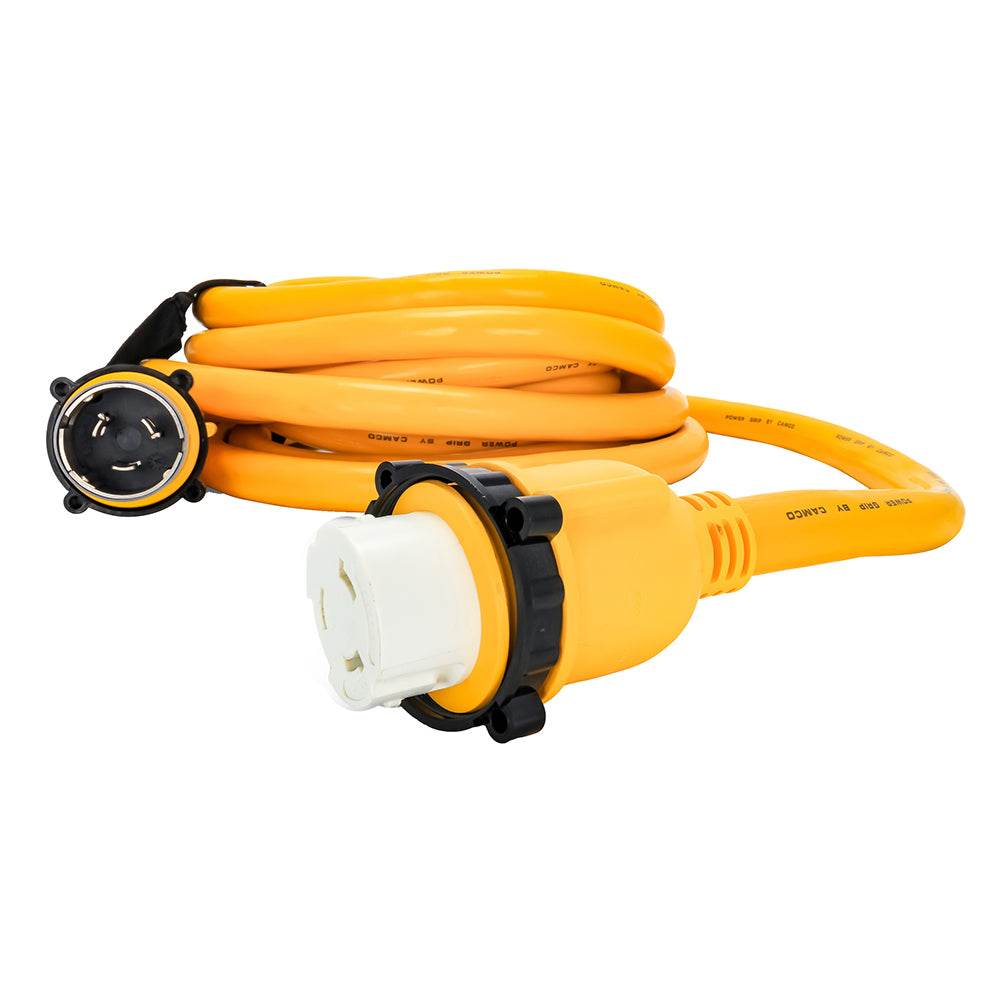 Suncoast Marine and Auto offers Camco 50 Amp Power Grip Marine Extension Cord - 25 M-Locking/F-Locking Adapter [55621]