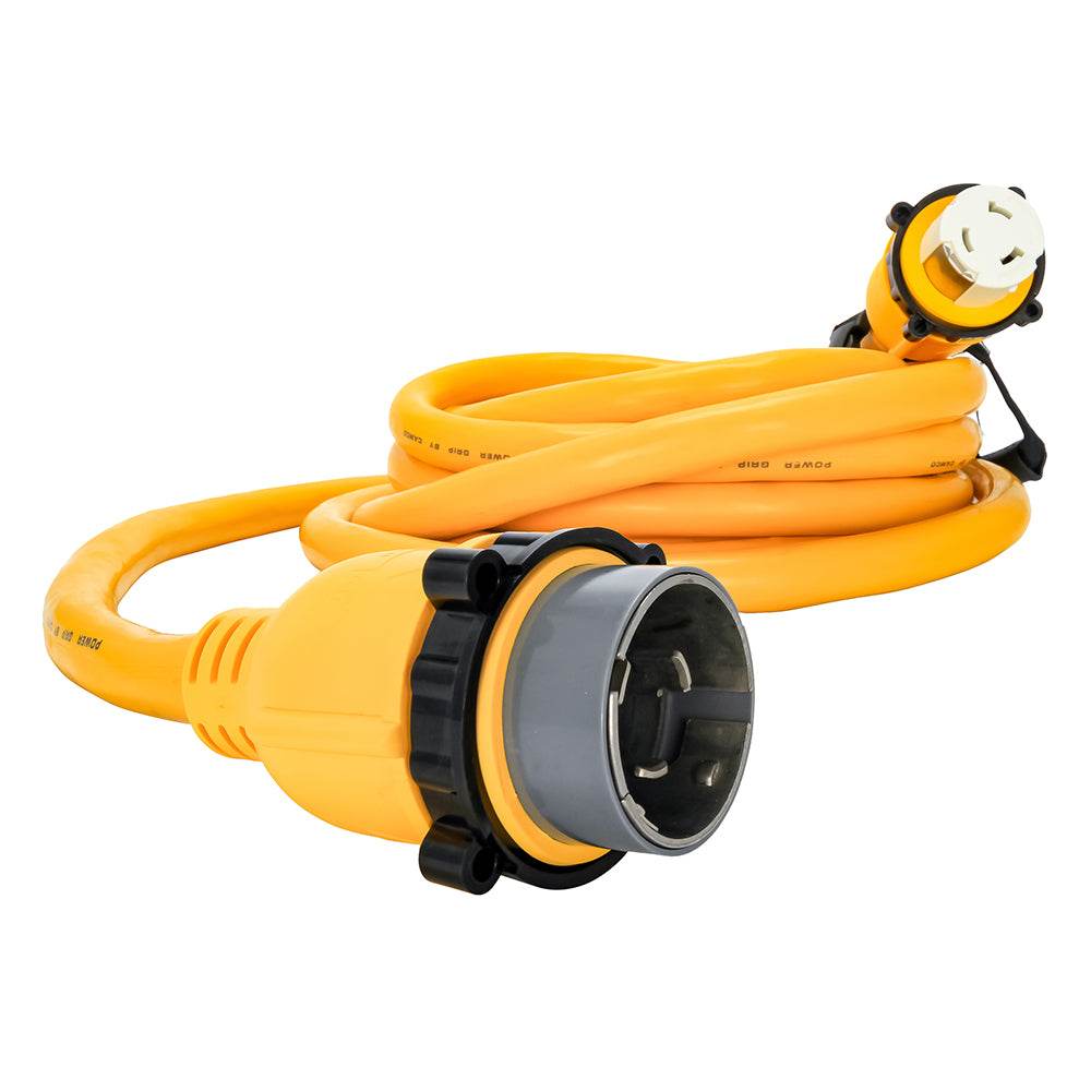 Suncoast Marine and Auto offers Camco 50 Amp Power Grip Marine Extension Cord - 25 M-Locking/F-Locking Adapter [55621]