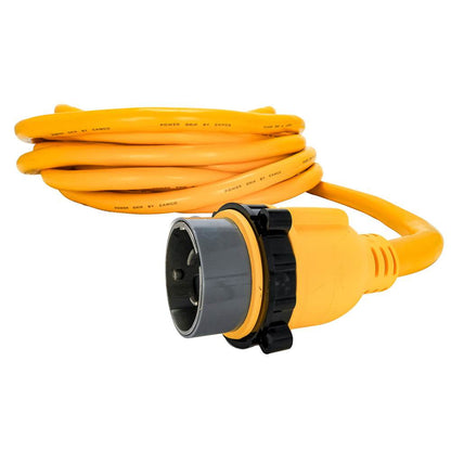 Suncoast Marine and Auto offers Camco 50 Amp Power Grip Marine Extension Cord - 50 M-Locking/F-Locking Adapter [55623]