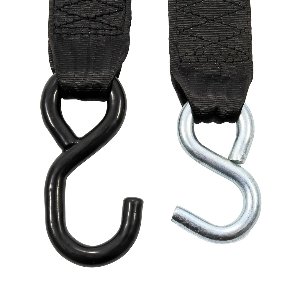 Suncoast Marine and Auto offers Camco Retractable Tie Down Straps - 2" Width 6 Dual Hooks [50031]