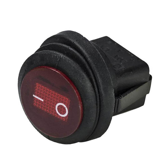 Suncoast Marine and Auto offers HEISE Rocker Switch - Illuminated Red Round - 5-Pack [HE-RRS]