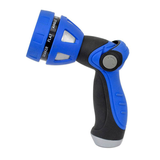 Suncoast Marine and Auto offers HoseCoil Thumb Lever Nozzle w/Metal Body Nine Pattern Adjustable Spray Head [WN815]