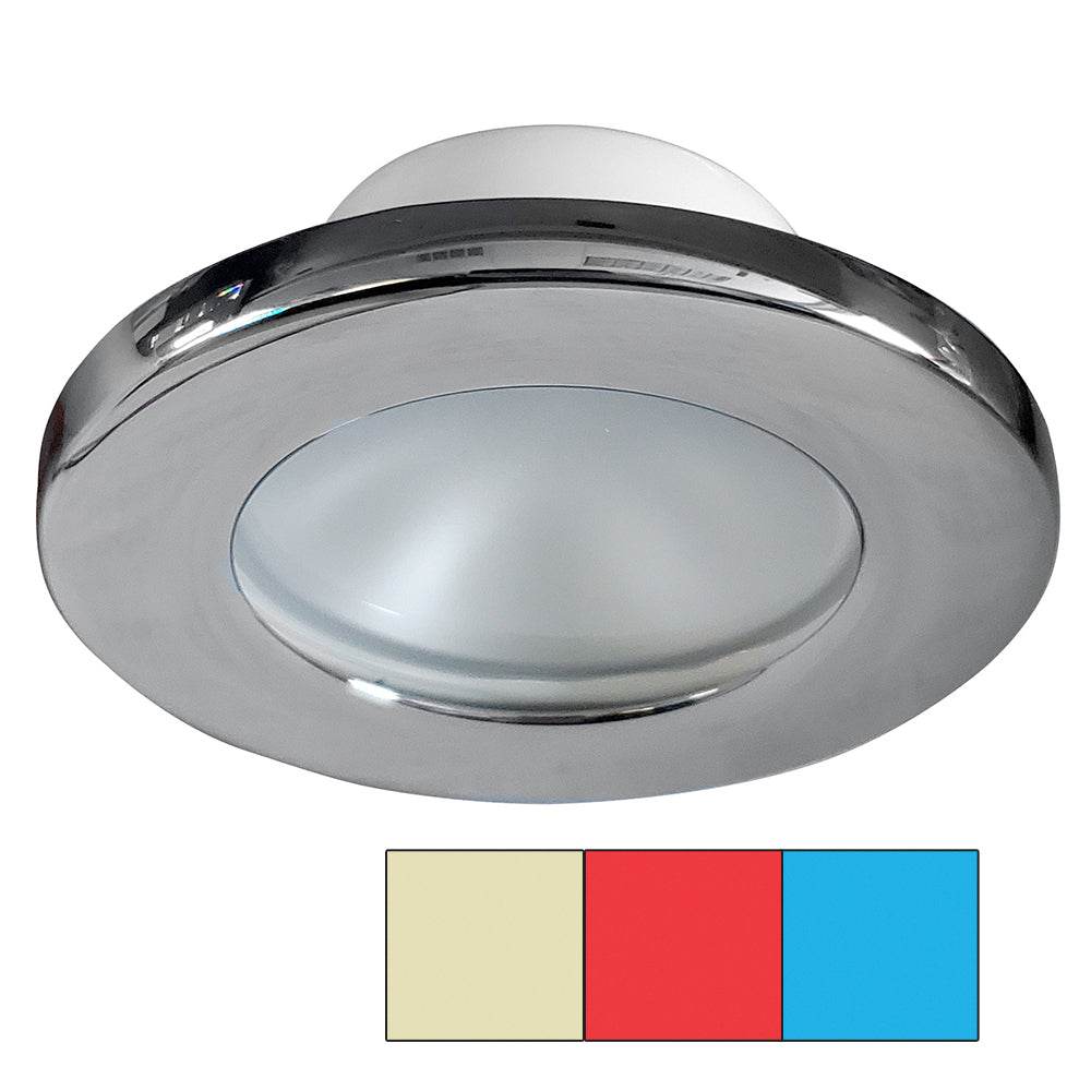 Suncoast Marine and Auto offers i2Systems Apeiron A3120 Screw Mount Light - Red, Warm White Blue - Chrome Finish [A3120Z-11HCE]