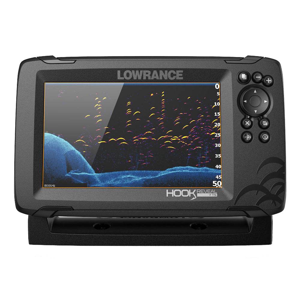 Suncoast Marine and Auto offers Lowrance HOOK Reveal 7 Chartplotter/Fishfinder w/TripleShot Transom Mount Transducer US Inland Charts [000-15513-001]