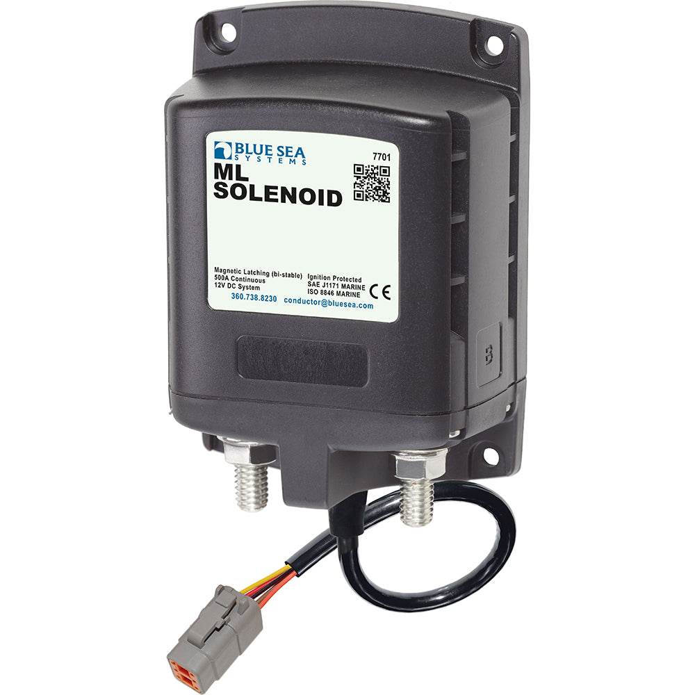 Suncoast Marine and Auto offers Blue Sea 7701100 ML Solenoid 12V 500A w/Deutsch Connector [7701100]