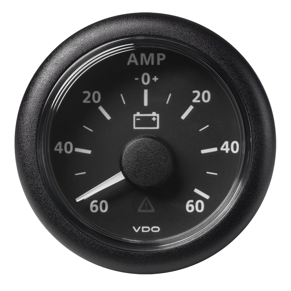 Suncoast Marine and Auto offers Veratron 52MM (2-1/16") ViewLine Battery Status Gauge -60/+60AMP - Black Dial Bezel [A2C59512328]