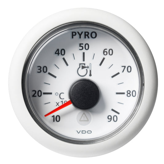 Suncoast Marine and Auto offers Veratron 52 MM (2-1/16") ViewLine Pyrometer - 100 to 900C - White Dial Bezel [A2C59512333]