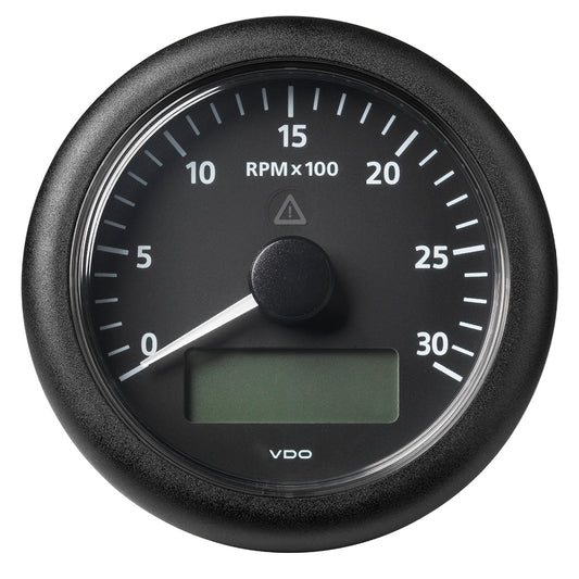 Suncoast Marine and Auto offers Veratron 3-3/8" (85MM) ViewLine Tachometer w/Multi-Function Display - 0 to 3000 RPM - Black Dial Bezel [A2C59512390]