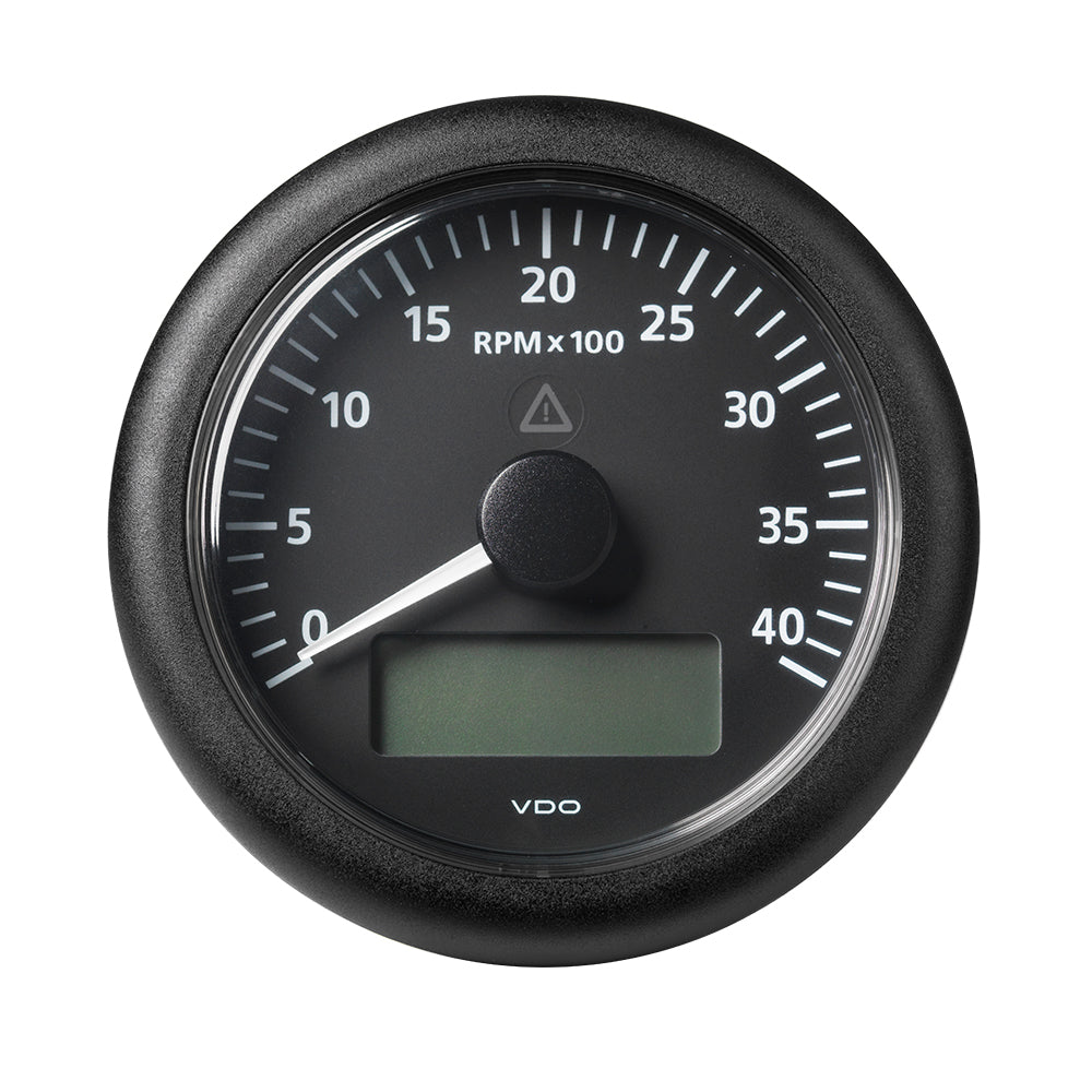 Suncoast Marine and Auto offers Veratron 3-3/8" (85MM) ViewLine Tach w/Multifunction Display - 0 to 4000 RPM - Black Dial Bezel [A2C59512391]