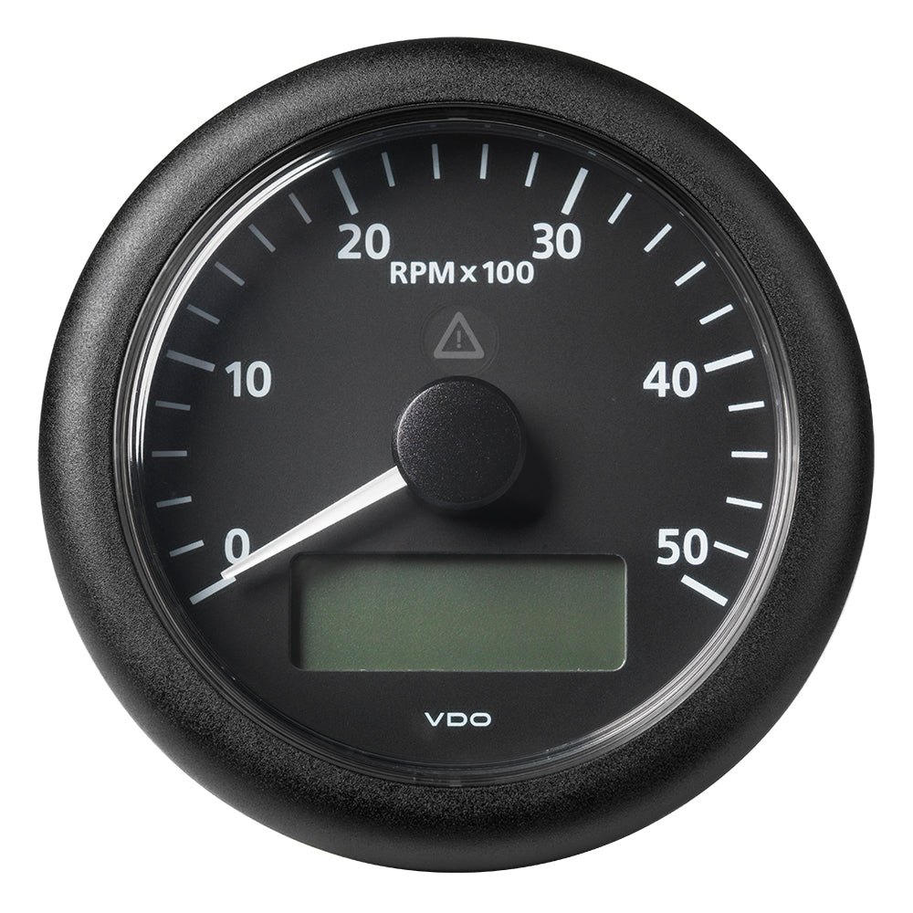 Suncoast Marine and Auto offers Veratron 3-3/8" (85MM) ViewLine Tachometer w/Multi-Function Display - 0 to 5000 RPM - Black Dial Bezel [A2C59512392]