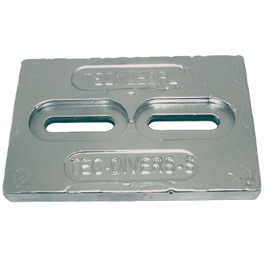 Suncoast Marine and Auto offers Tecnoseal Mini Aluminum Plate Anode 6" x 4" x 1/2" [TEC-DIVERS-SAL]