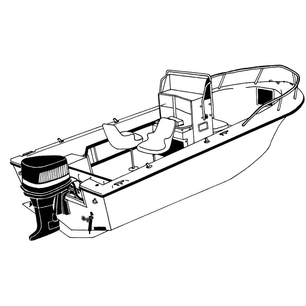 Suncoast Marine and Auto offers Carver Performance Poly-Guard Styled-to-Fit Boat Cover f/20.5 V-Hull Center Console Fishing Boat - Grey [70020P-10]