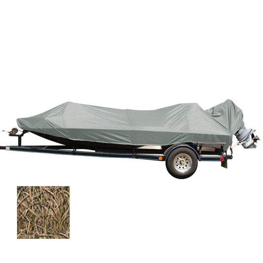 Suncoast Marine and Auto offers Carver Performance Poly-Guard Styled-to-Fit Boat Cover f/15.5 Jon Style Bass Boats - Shadow Grass [77815C-SG]