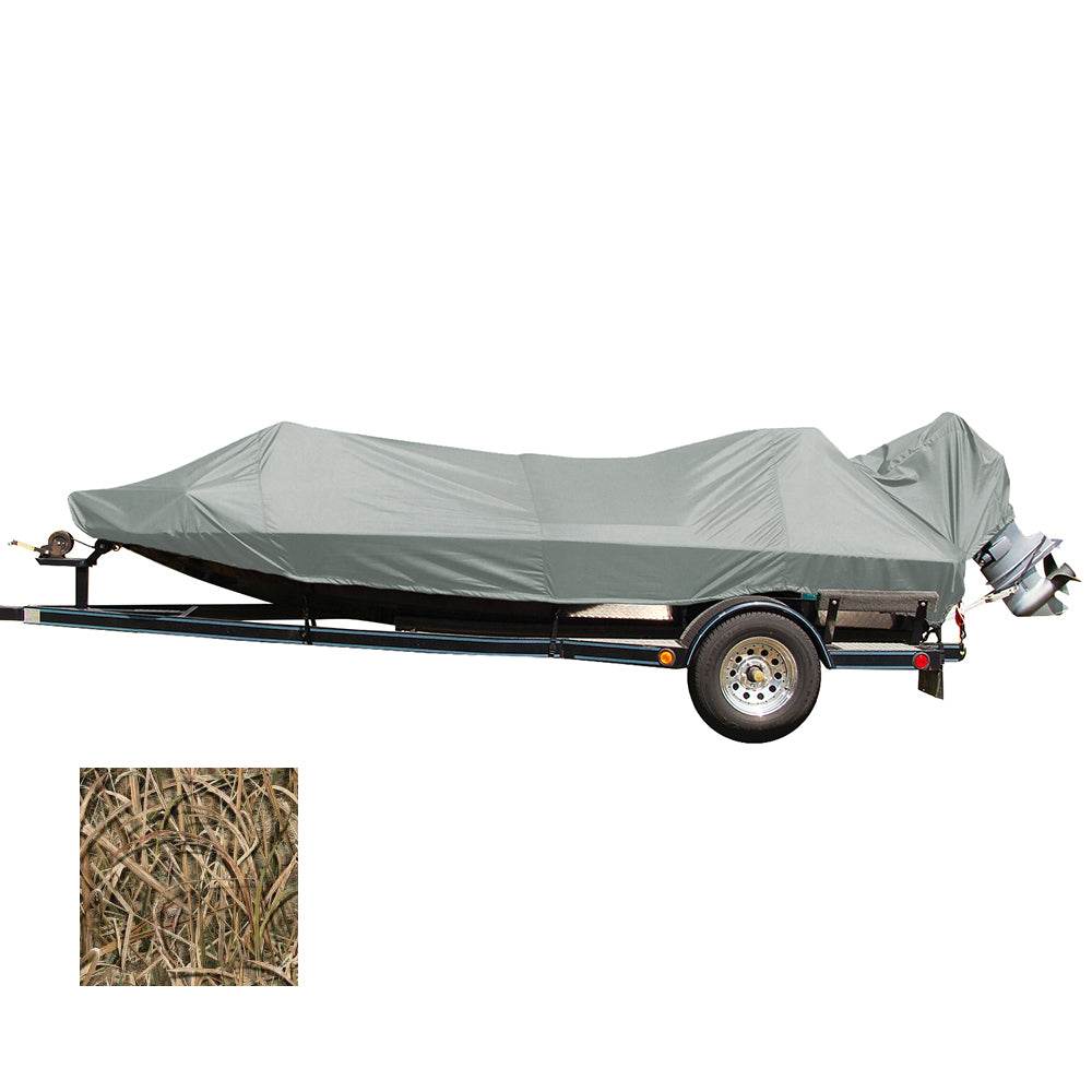 Suncoast Marine and Auto offers Carver Performance Poly-Guard Styled-to-Fit Boat Cover f/18.5 Jon Style Bass Boats - Shadow Grass [77818C-SG]