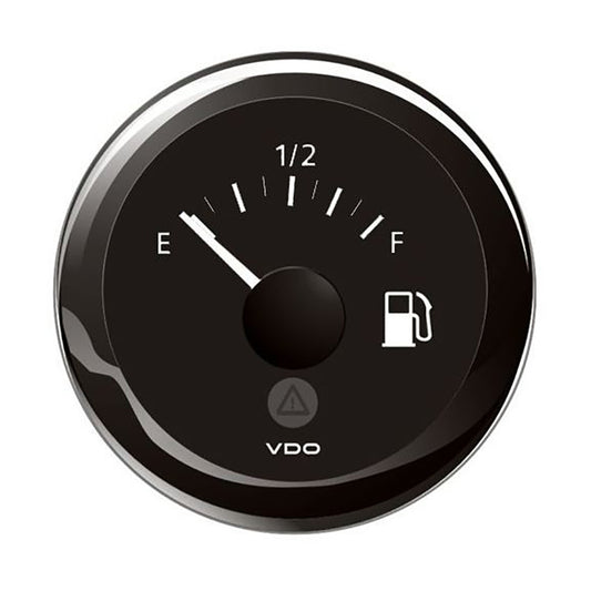 Suncoast Marine and Auto offers Veratron 52MM (2-1/16") ViewLine Tank Level Gauge E/F - 3-180 Ohm - Black Dial Bezel [A2C59514091]