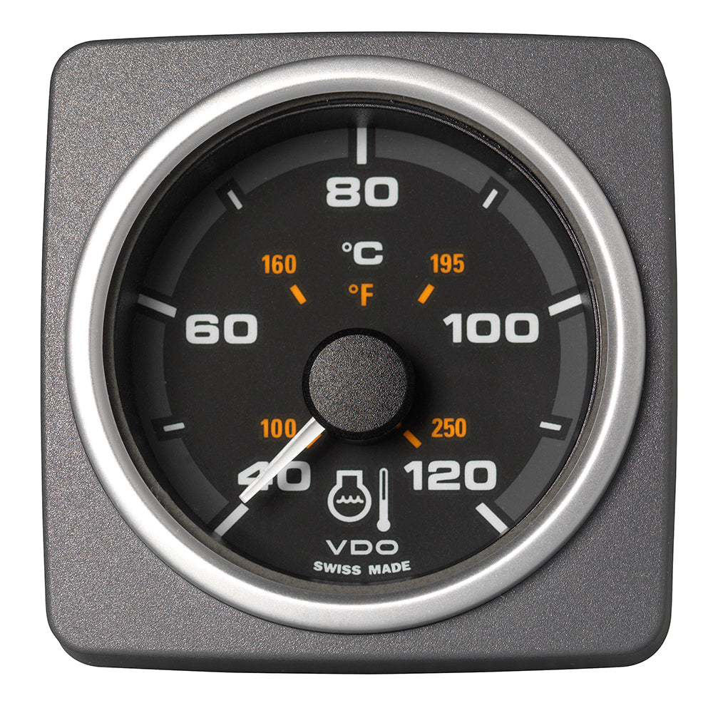 Suncoast Marine and Auto offers Veratron 52 MM (2-1/16") AcquaLink Coolant Temp Gauge 40 to120C - Black Dial Bezel [A2C59501931]