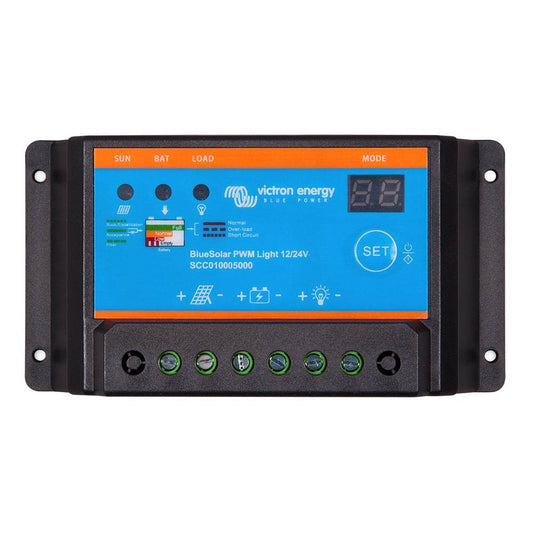 Suncoast Marine and Auto offers Victron BlueSolar PWM-Light Charge Controller - 12/24V - 10AMP [SCC010010000]