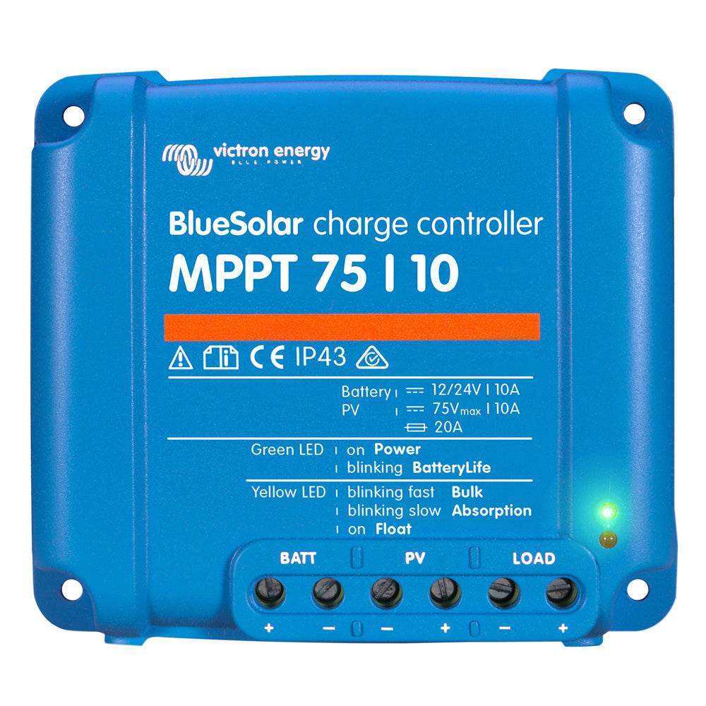 Suncoast Marine and Auto offers Victron BlueSolar MPPT Charge Controller - 75V - 10AMP - UL Approved [SCC010010050R]