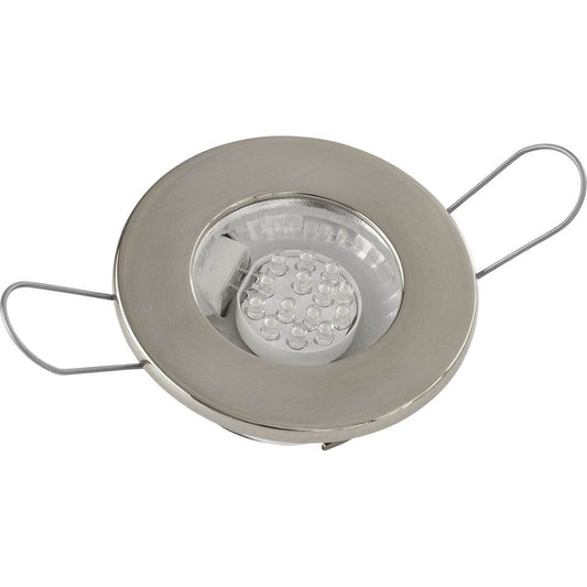 Suncoast Marine and Auto offers Sea-Dog LED Overhead Light - Brushed Finish - 60 Lumens - Clear Lens - Stamped 304 Stainless Steel [404230-3]