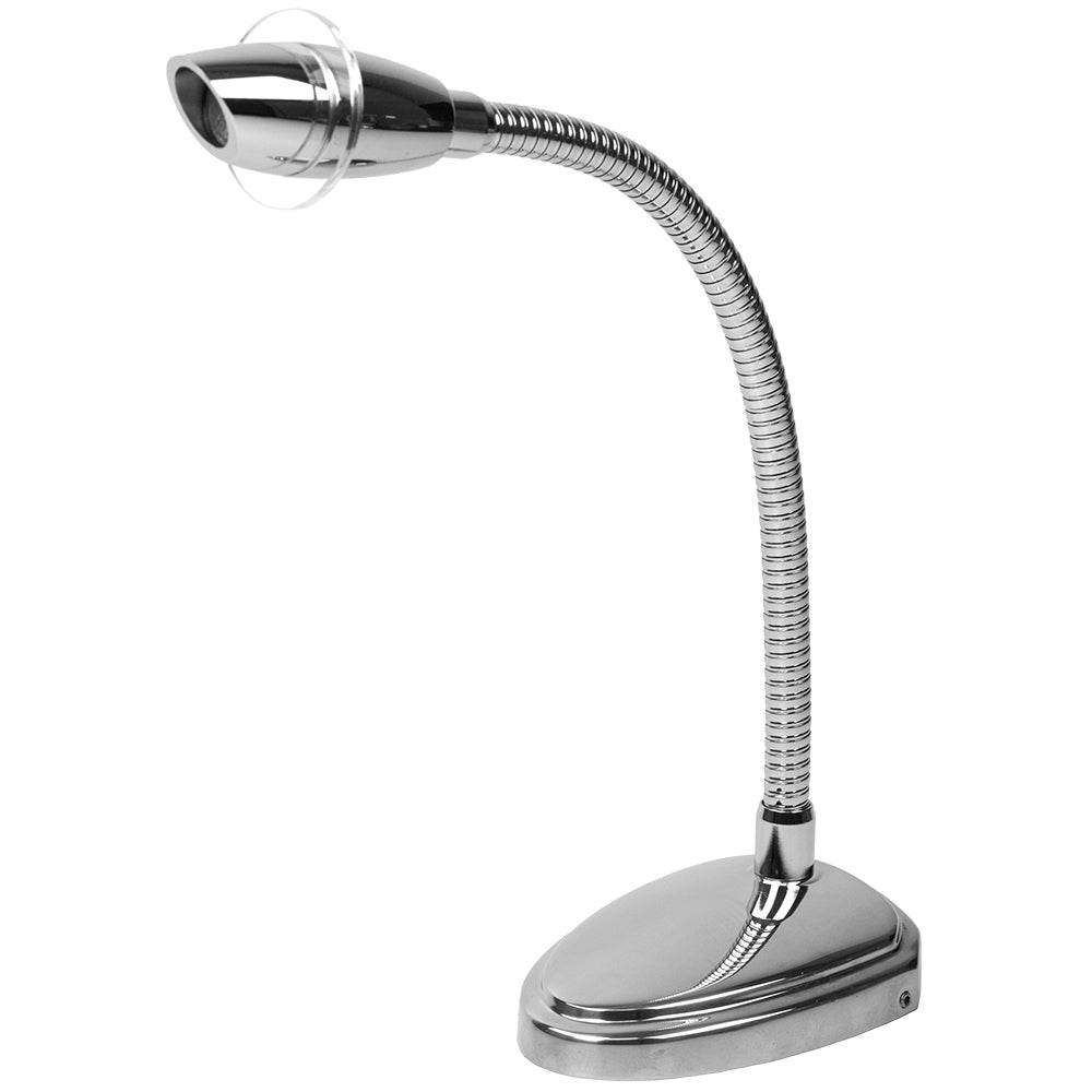 Suncoast Marine and Auto offers Sea-Dog Deluxe High Power LED Reading Light Flexible w/Touch Switch - Cast 316 Stainless Steel/Chromed Cast Aluminum [404546-1]