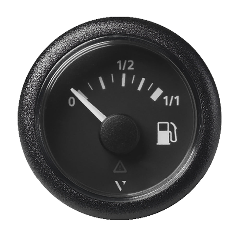 Suncoast Marine and Auto offers Veratron 52mm (2-1/16") ViewLine Fuel Tank Level Gauge - 0 to 1/1 - Black Dial Round Bezel [A2C59514079]