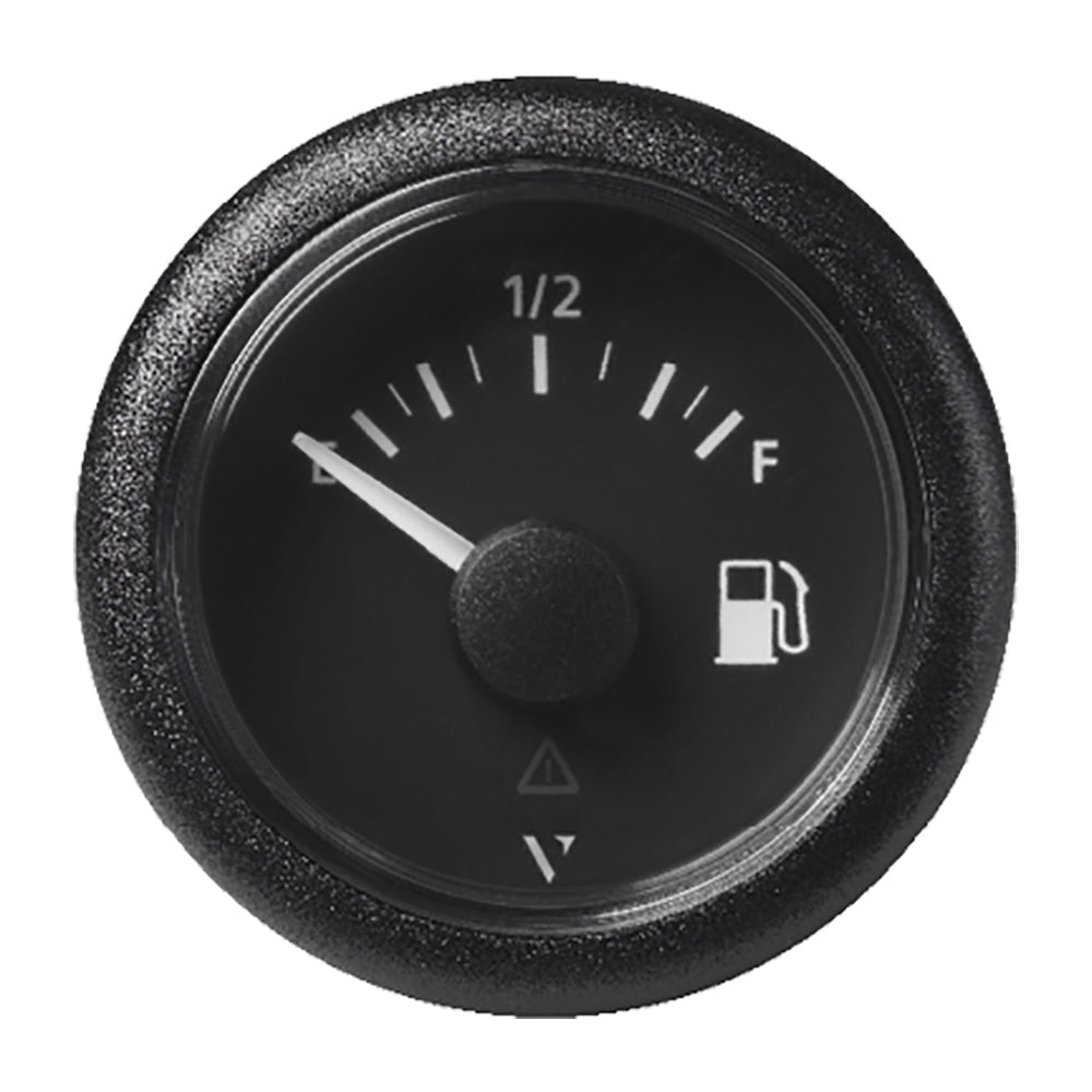 Suncoast Marine and Auto offers Veratron 52MM (2-1/16") ViewLine Fuel Level Gauge Empty-Full - 0-90 OHM - Black Dial Round Bezel [A2C59514085]