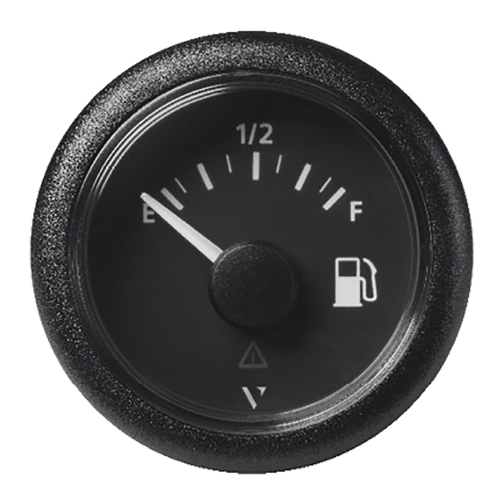 Suncoast Marine and Auto offers Veratron 52MM (2-1/16") ViewLine Fuel Level Gauge Empty/Full - 240-33.5 OHM - Black Dial Round Bezel [A2C59514094]