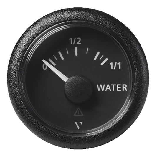 Suncoast Marine and Auto offers Veratron 52MM (2-1/16") ViewLine Fresh Water Resistive - 3 to180 OHM - Black Dial Round Bezel [A2C59514097]