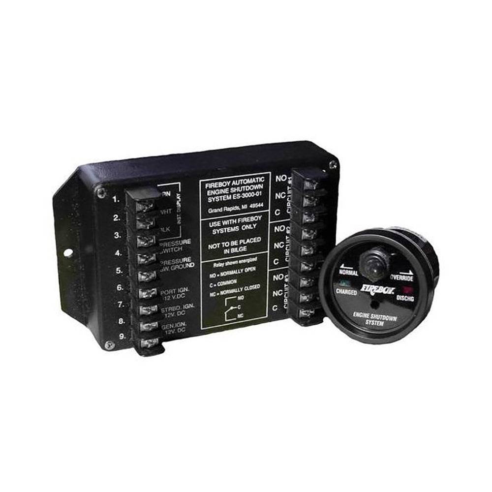 Suncoast Marine and Auto offers Fireboy-Xintex 8 Circuit Engine Shutdown w/Time Delay - Round Display [ES-8015-01]