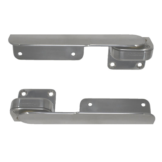 Suncoast Marine and Auto offers TACO Command Ratchet Hinges - 9-3/8" - Polished 316 Stainless Steel - Pair [H25-0016]