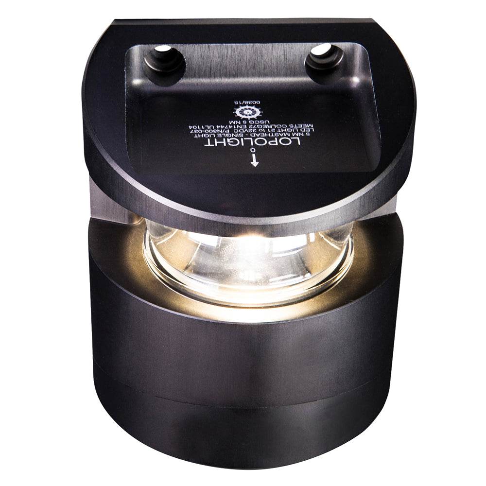 Suncoast Marine and Auto offers Lopolight Series 300-037 - Masthead Light - 5NM - Vertical Mount - White - Black Housing [300-037B]