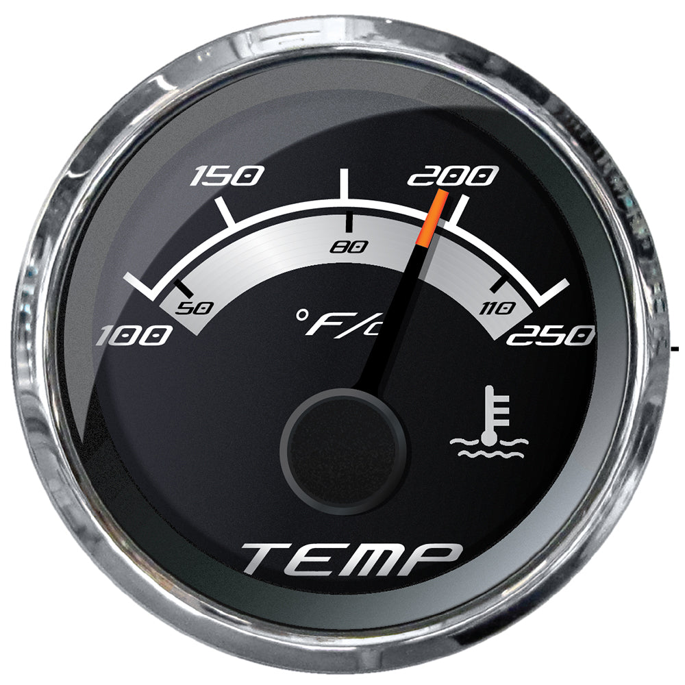 Suncoast Marine and Auto offers Faria Platinum 2" Water Temp Gauge (100-250F) [22017]