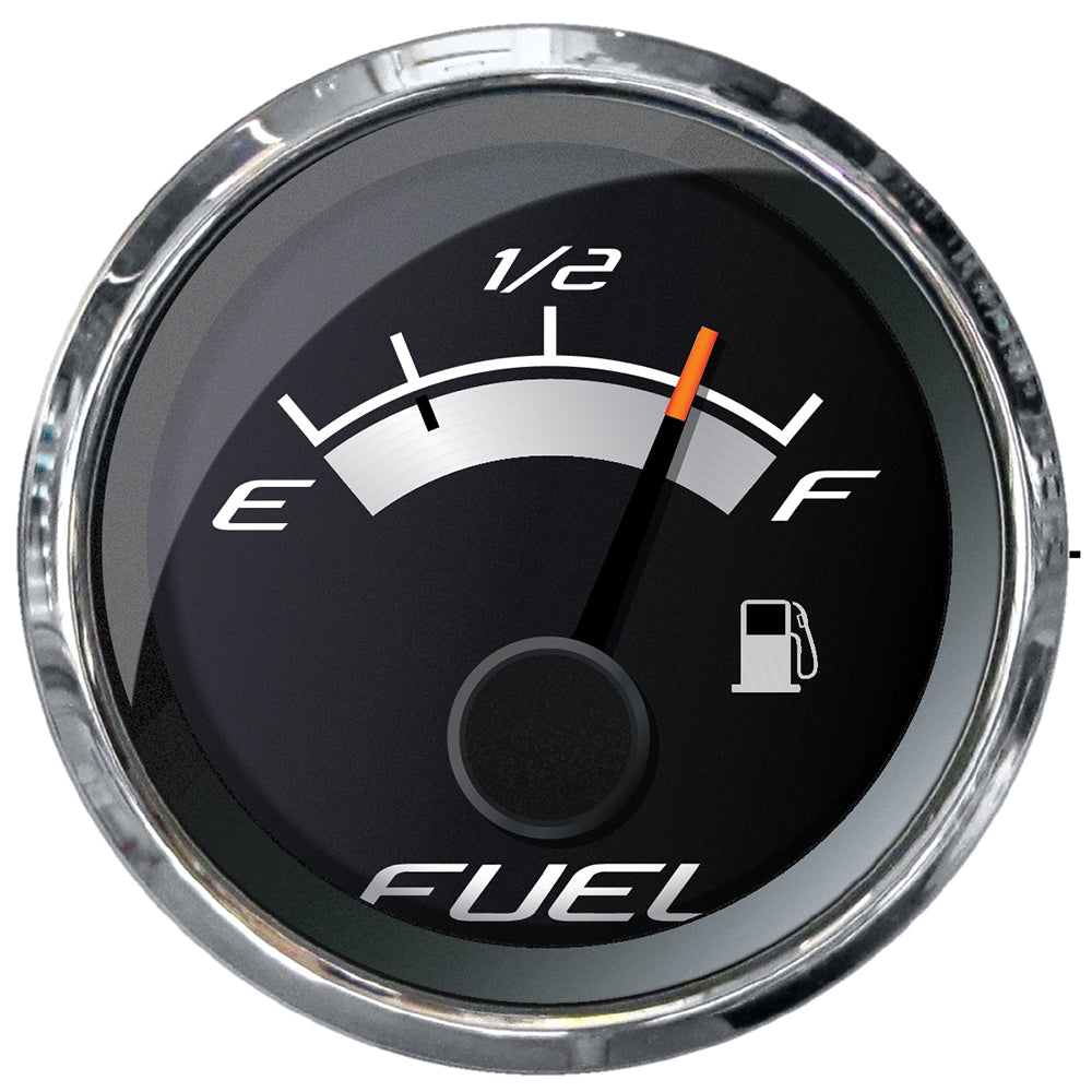 Suncoast Marine and Auto offers Faria Platinum 2" Fuel Level Gauge (E-1/2-F) [22021]