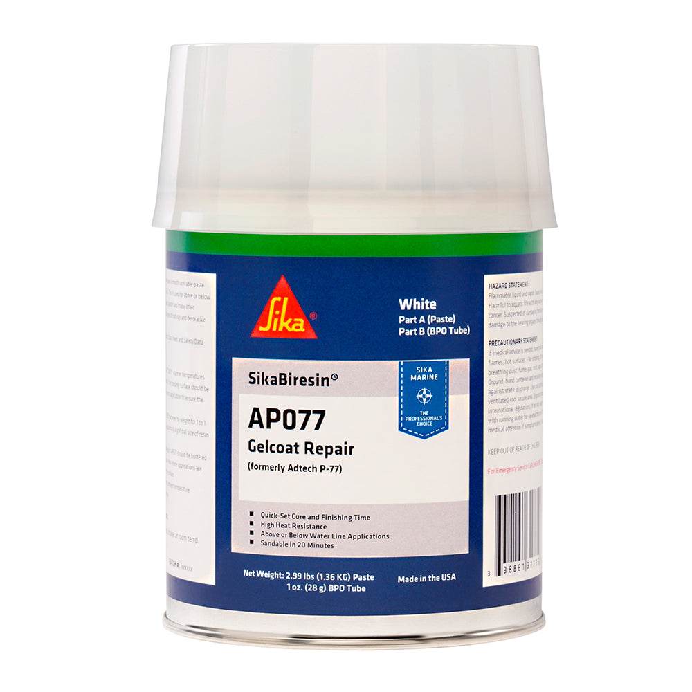 Suncoast Marine and Auto offers Sika SikaBiresin AP077 + BPO Cream Hardener - White - Quart [611547]