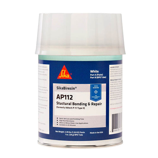 Suncoast Marine and Auto offers Sika SikaBiresin AP112 + BPO Cream Hardener - White - Quart [611395]