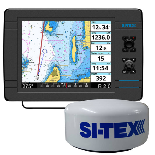 Suncoast Marine and Auto offers SI-TEX NavPro 1200 w/MDS-15 WiFi 20" Hi-Res Digital Radome Radar w/15M Cable [NAVPRO1200R]