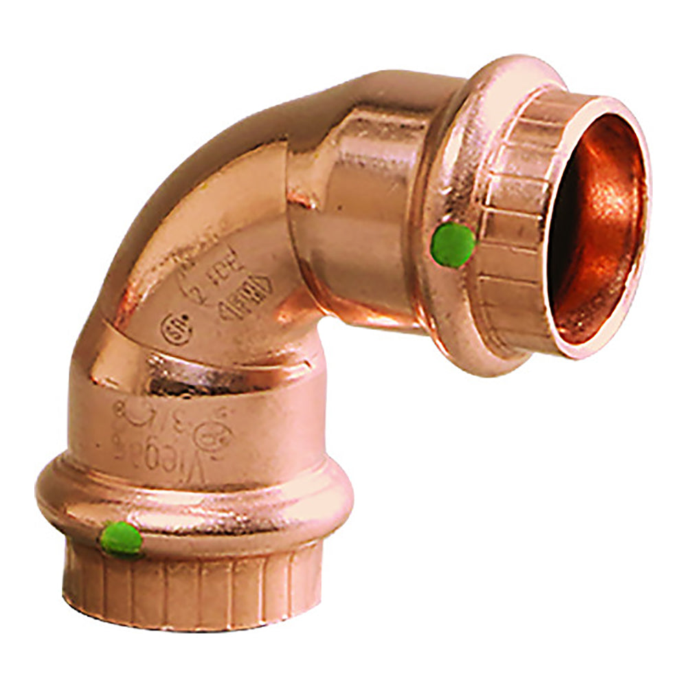 Suncoast Marine and Auto offers Viega ProPress 1/2" - 90 Copper Elbow - Double Press Connection - Smart Connect Technology [77317]