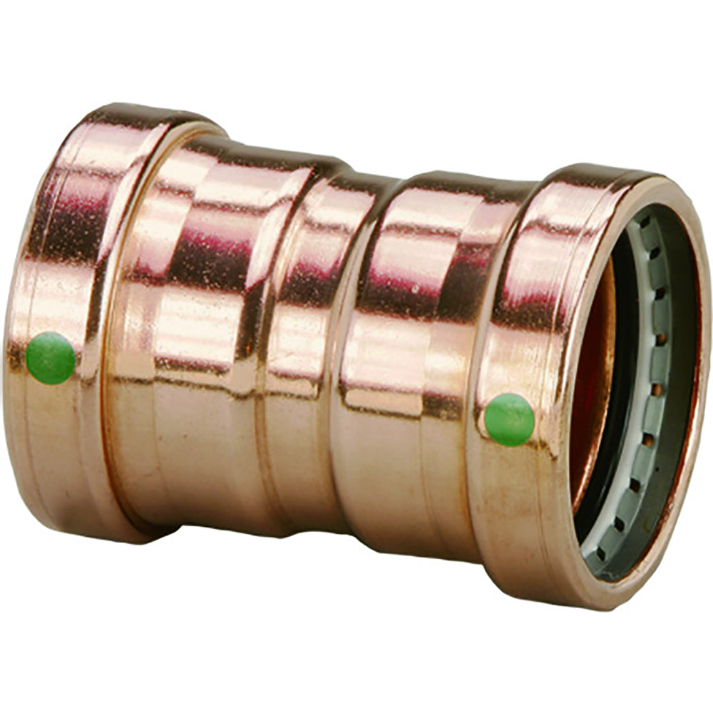 Suncoast Marine and Auto offers Viega ProPress 2-1/2" Copper Coupling w/Stop Double Press Connection - Smart Connect Technology [20728]