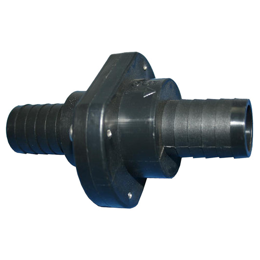 Suncoast Marine and Auto offers T-H Marine Double Barb Inline Scupper Check Valve - 1-1/8" - Black [ILS-1200-DP]