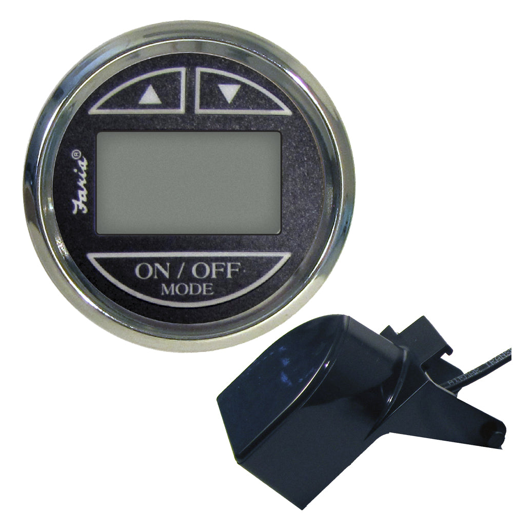 Suncoast Marine and Auto offers Faria Platinum 2" Depth Sounder w/Transom Mount Transducer [22025]