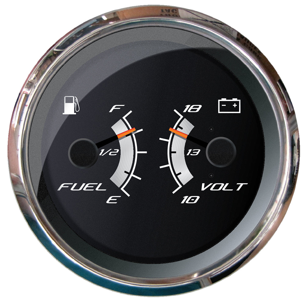 Suncoast Marine and Auto offers Faria Platinum 4" Multi-Function - Fuel Level Voltmeter [22013]