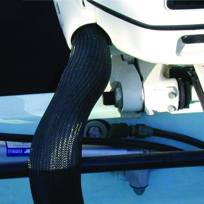 Suncoast Marine and Auto offers T-H Marine T-H FLEX 1/4" Expandable Braided Sleeving - 100 Roll [FLX-25-DP]