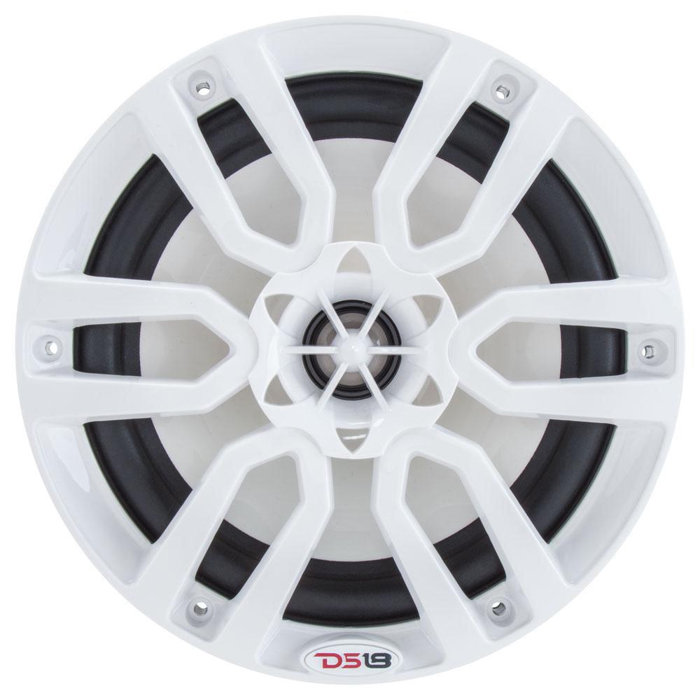 Suncoast Marine and Auto offers DS18 HYDRO 6.5" 2-Way Marine Speakers w/RGB LED Lights 300W - White [NXL-6]